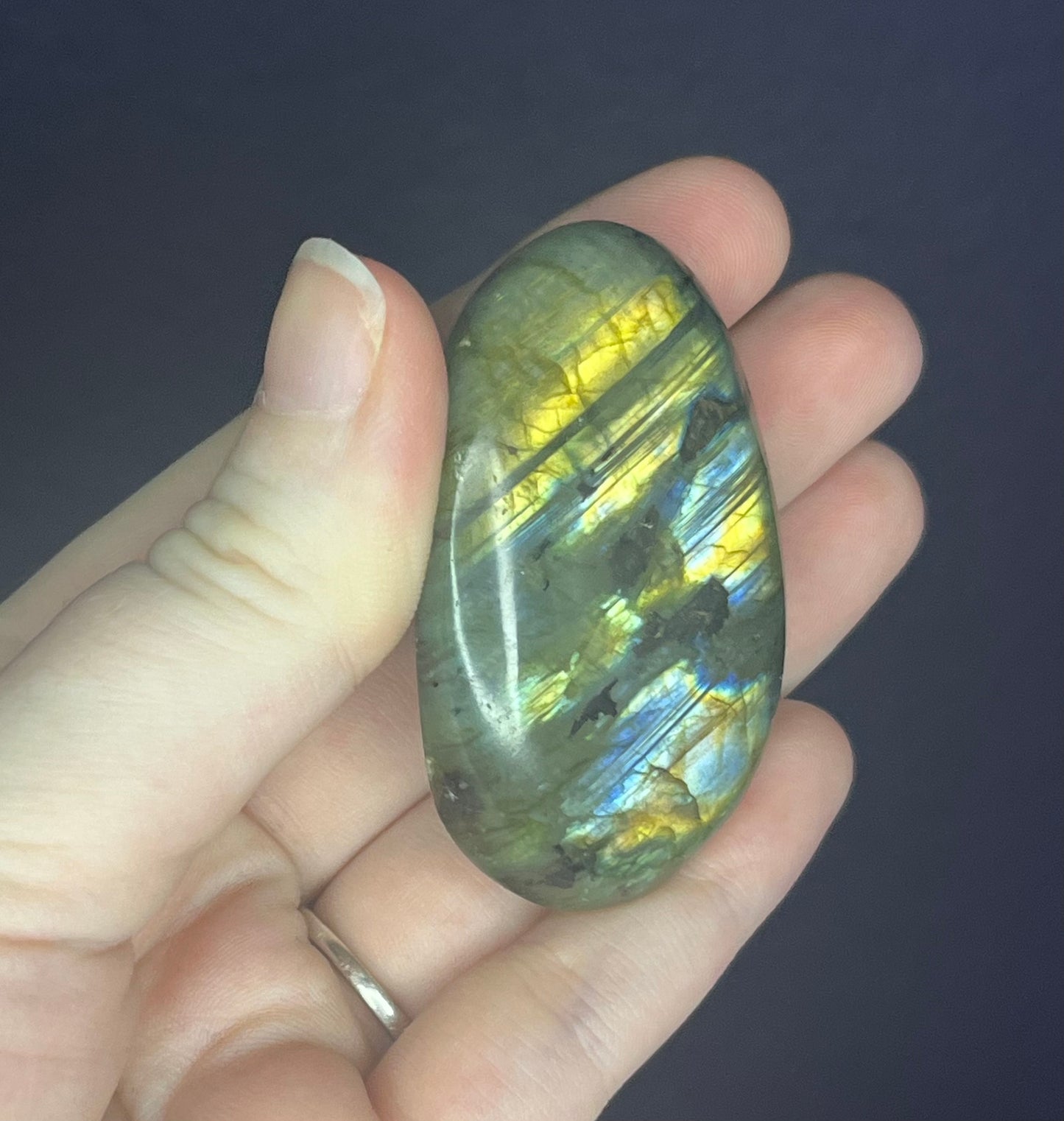 Labradorite Palm Stone